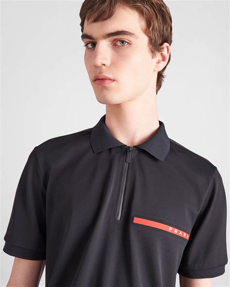 men's black prada polo shirt|prada men's t shirts clearance.